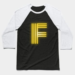 Letter F Letter Art Baseball T-Shirt